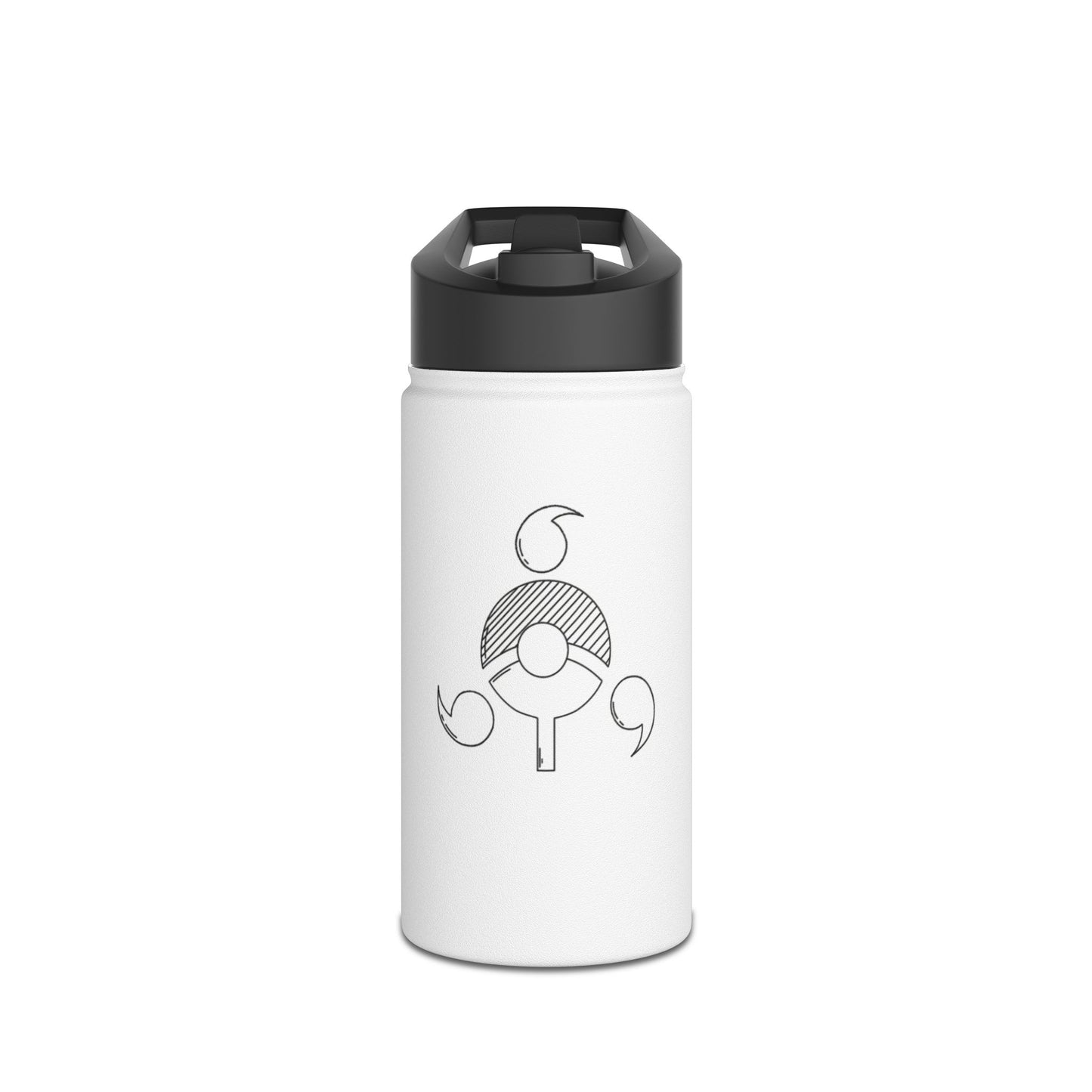 Uchiha Crest Stainless Steel Water Bottle.