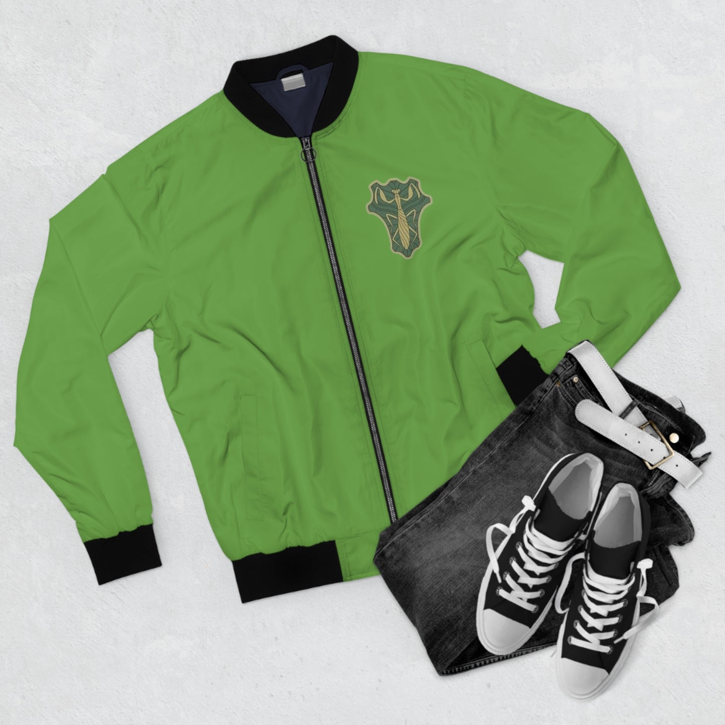 Green Mantis Bomber Jacket.