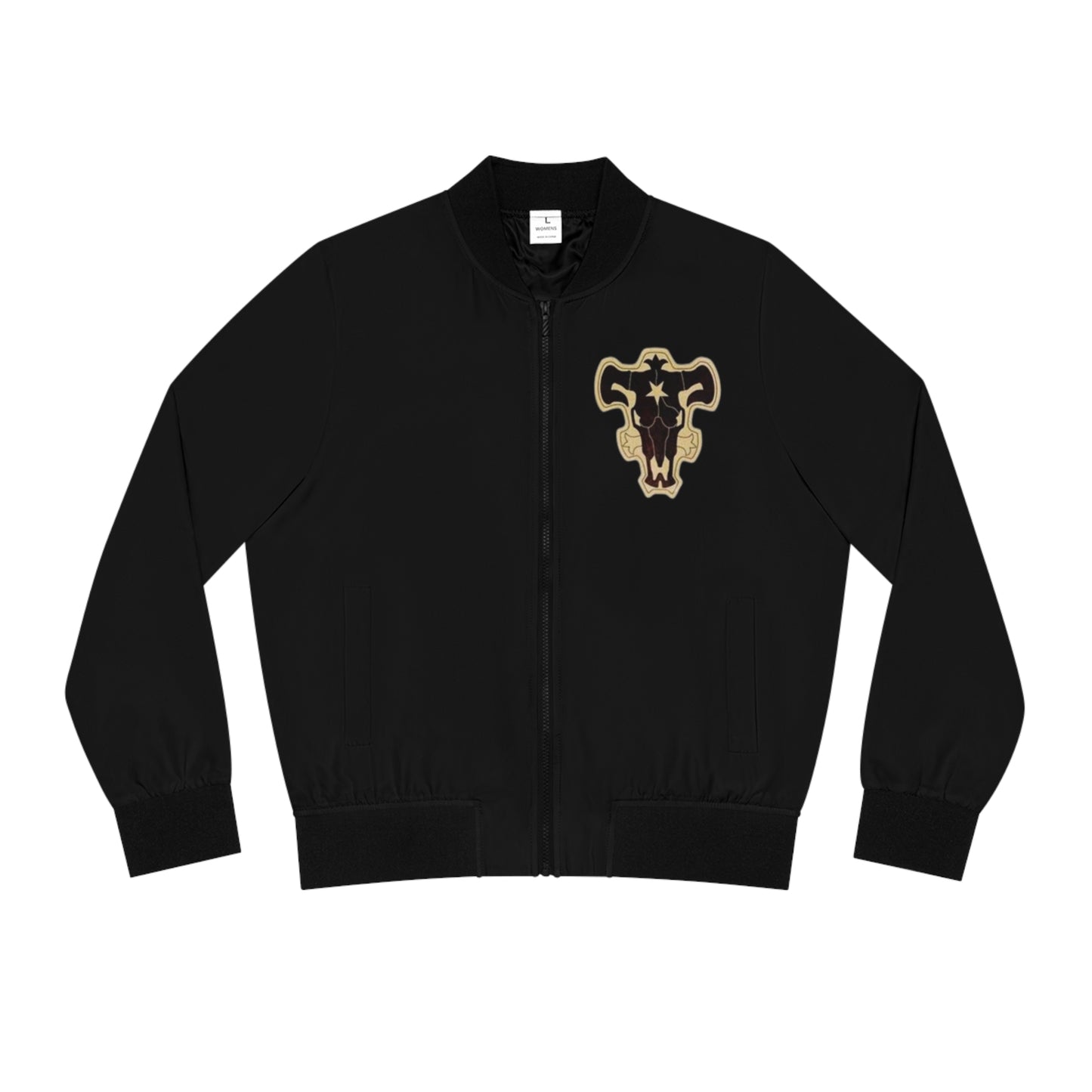 Black Bulls Women's Bomber Jacket