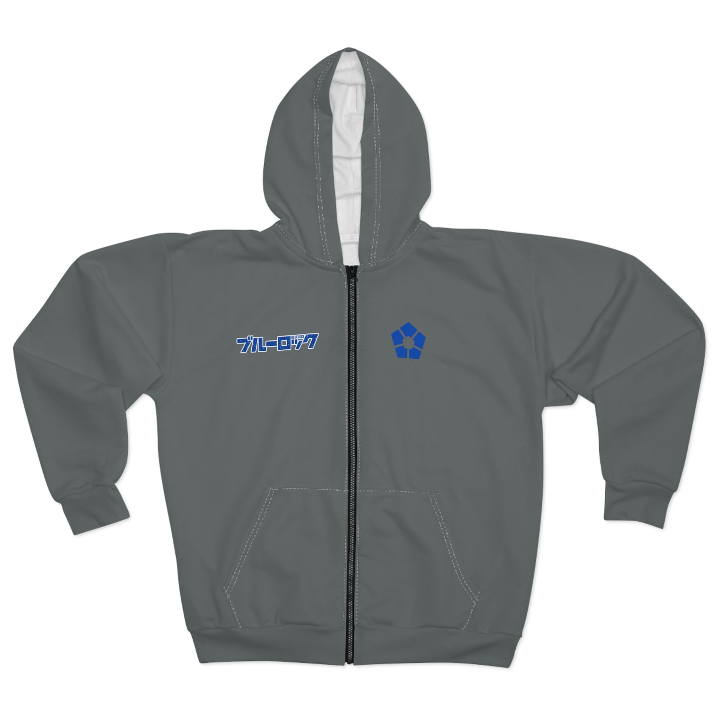 Blue Lock Zip up Hoodie.
