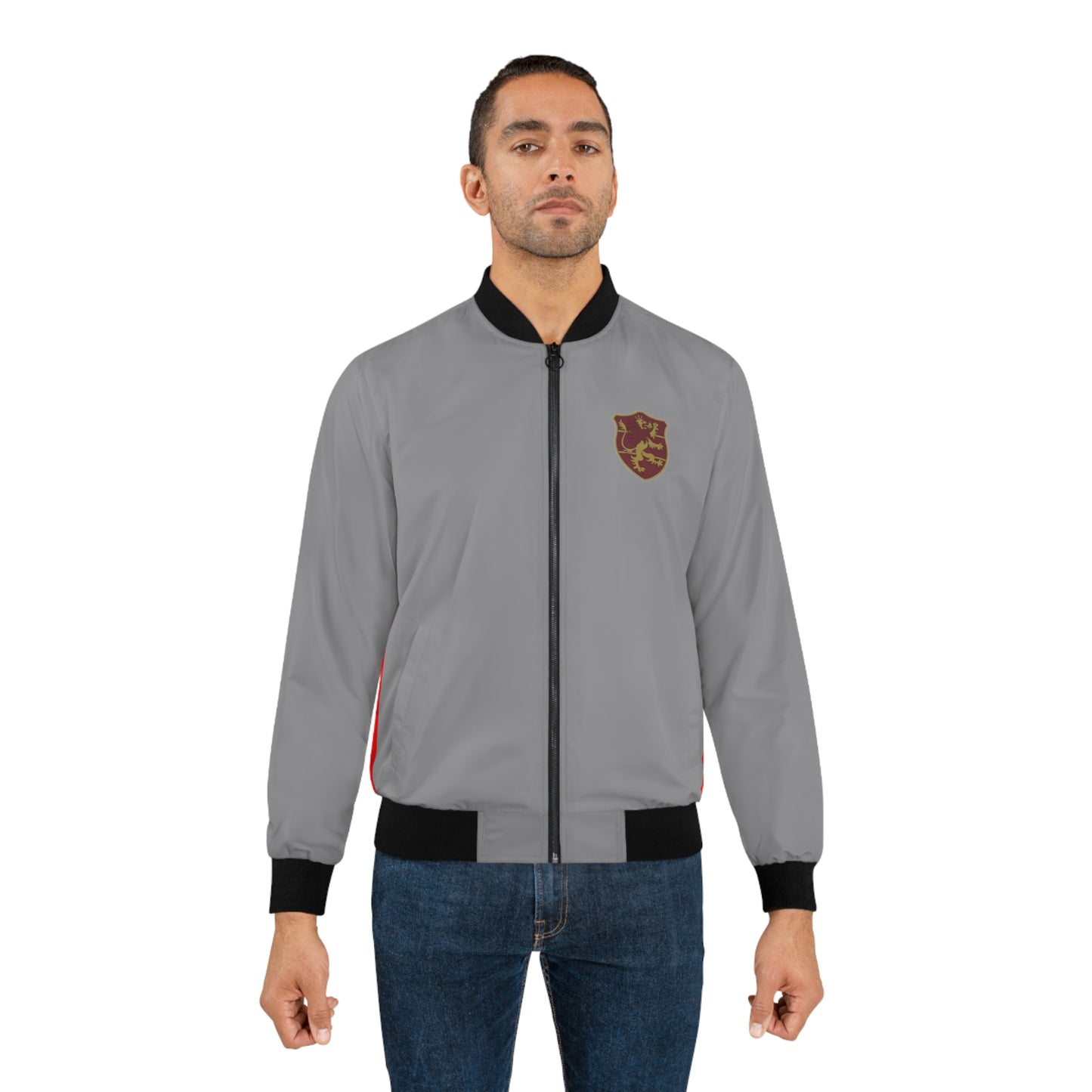 Crimson Lion Kings Bomber Jacket