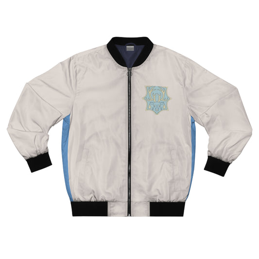 Aqua Deer Bomber Jacket